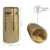 (Pack of 4) Brass Impact Dowels M16 x 42 mm,