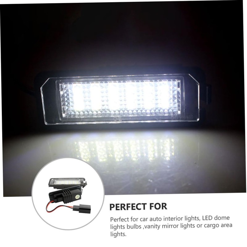 Zerodeko 2Pcs LED License Plate Light Replacement Ultra Bright Car
