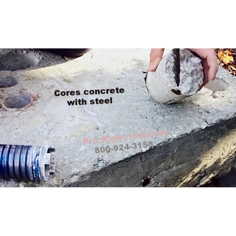 Pro Right Industry 2.5" Dry Diamond Core Bit with SDS