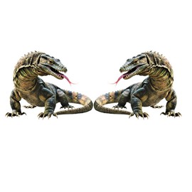 Calcomanías de coche de lagarto gigante, paquete de 2, vinilo impermeable, para coches, ventanas, portátiles