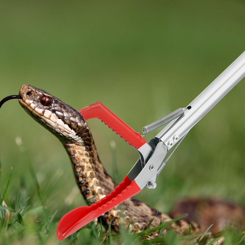 Lconvicely 50in Multi-Functional Snake Grabber Tool Set，Collapsible Snake Catcher with