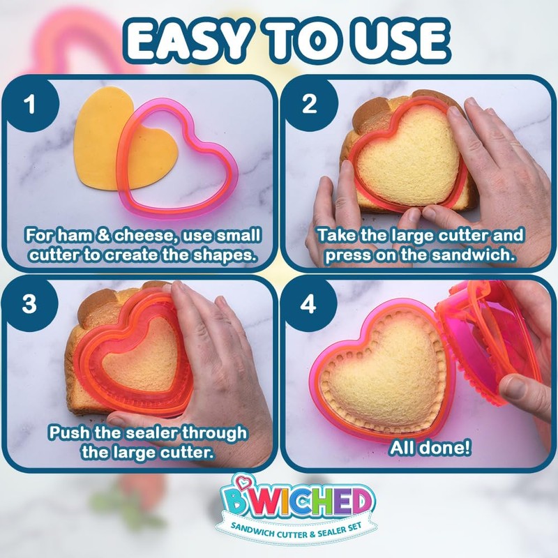 Sandwich Cutter and Sealer - Crustless Sandwich Maker - Great