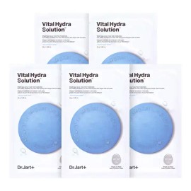 Dr. Jart+ 닥터자르트 더마스크 워터젯 바이탈 하이드라 솔루션 5매 - Dr. Jart+ The Mask Waterjet Vital Hydra Solution 5ea