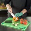 San Jamar Saf-T-Grip Plastic Cutting Board with Safety Hook, 12"