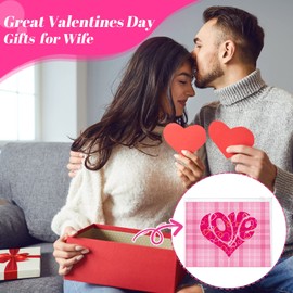 50 bolsas de cosméticos de San Valentín, bolsas de maquillaje con patrón de corazón con cierre, para regalos de fiesta de San Valentín, As the Pictures Show, Moda