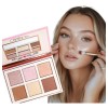 Paleta Floral Bloom Iluminador & Contorno Beauty Creations Nude
