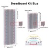 Combinable Splice Breadboard, 2 x 830 Holes Breadboard, 2 x