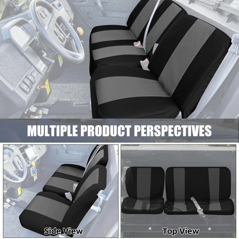SAPUBK Custom-fit Front Seat Covers Replacement for John Deere XUV