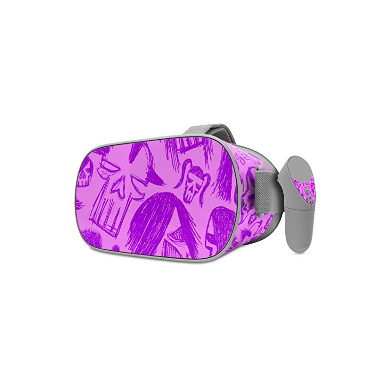 Decal Style Skin Wrap Compatible with Oculus Go Headset -