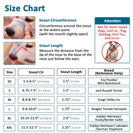 LUCKYPAW Dog Muzzle, Mesh Muzzle for Large Medium Small Dogs, Soft Mouth Cover to Prevent Biting Chewing with Adjustable Head Strap, Allows Panting and Drinking, Perfect for Vet Visit (Black, L)