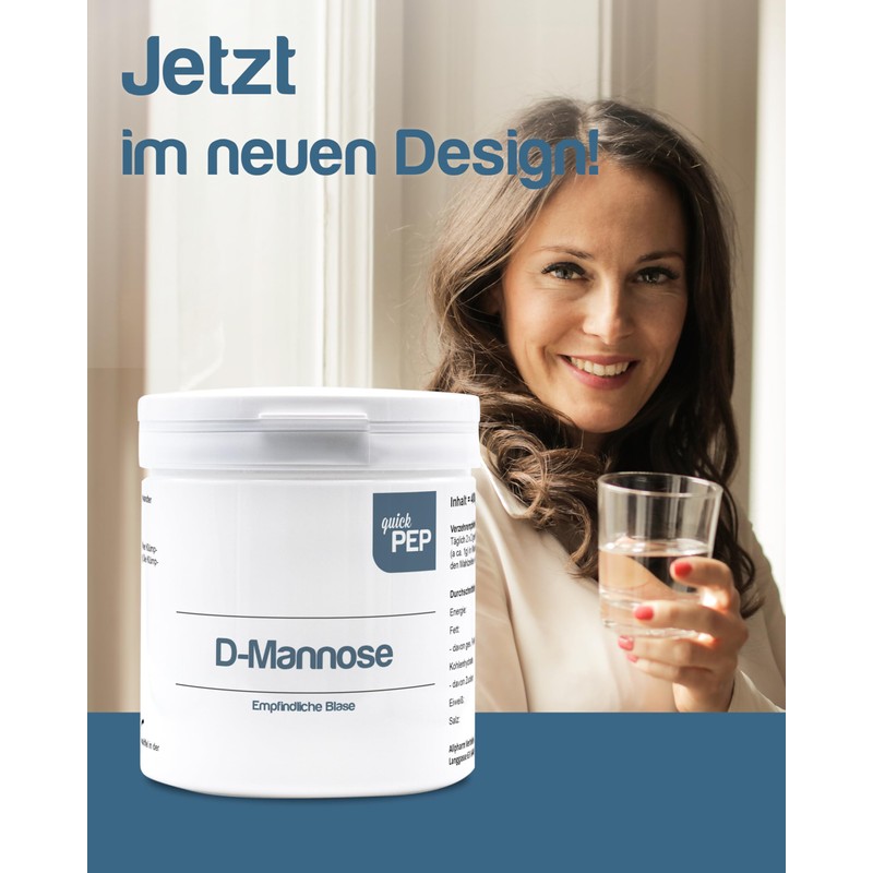 quickPEP D-Mannose Powder High Dose 400 g - 100% Pure