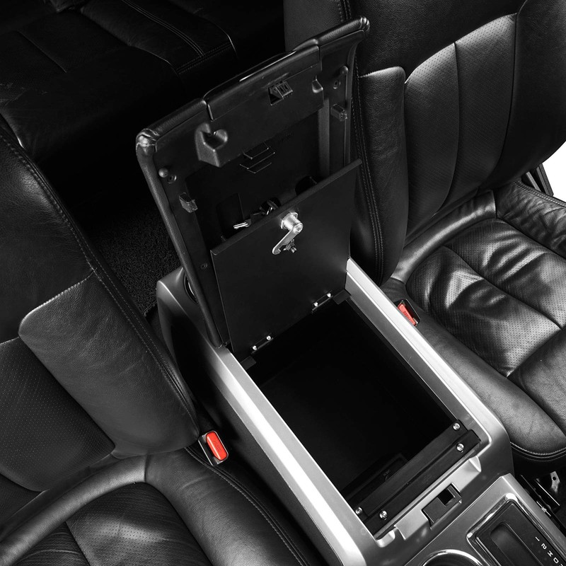Hooke Road F150 Console Safe Lockbox Insert Extra Storage Compatible