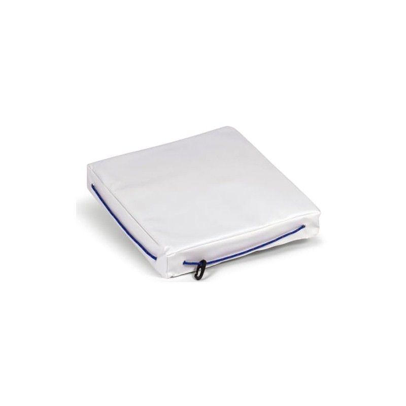 wellenshop Cushion Seat Cushion, Floatable, Waterproof, White, Size Single Cushion