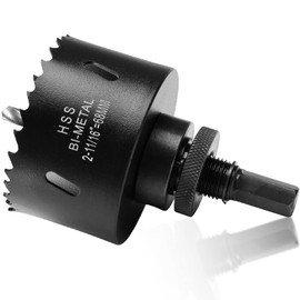 Hole Saw 68 mm, Bi-Metal Hole Drill Bit with 40 mm Cutting Depth for Hollow Wall Socket, Socket and LED Spot in Plasterboard, Drywall, Plywood and Acrylic