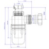 McAlpine A10A 11/4 inch x 75mm Water Seal Adjustable Inlet