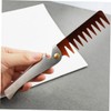 SAFIGLE 2Pcs Stainless Steel Folding Comb for Men Portable Wide