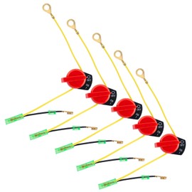 Ceukius 5Pack Small Engine On Off Stop Switch Compatible with Honda and Clones GX120 GX160 GX200 GX240 GX270 GX340 GX390 Champion Predator 212 Firman