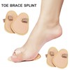 BBTO 4 Pcs Budin Toe Splint Hammer Toe Straightener Support