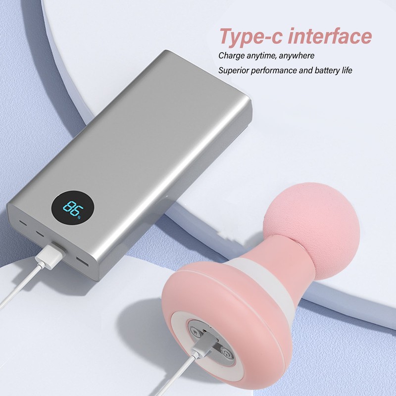 Mini Hand Held Massager Muscle Relaxation Circular Cordless Fascia Vibration