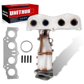 UNITHUB Exhaust Manifold Catalytic Converter Front 47107 674-044 Compatible for Toyota Camry Solara 2.4L L4 2006 2007 2008 2009 Direct Replacement (EPA Compliant)