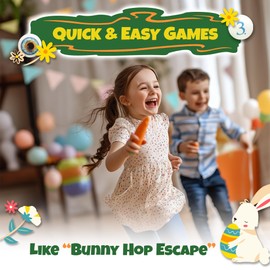 Easter Hunt Carnival: Egg Hunts, Basket Stuffers & Bunny Games | Ages 5+ | Easter Family Games for Kids and Adults | Easter Kids Games | Easter Toys & Games for Kids Ages 4-8+ | Easter Gifts for Kids