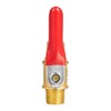 Brass Ball Valve Shut Off Switch, Tubing Fitting Straight Coupling