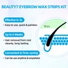 Beauty7 Wax Strips, Cold Wax Depilation Strips, Eyebrows, Cold Wax