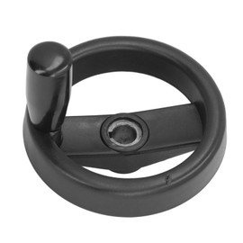 Handwheel 125mm OD 12mm Bore Foldable Handle Plastic Hand Wheel for Lathe Milling Drilling Machine