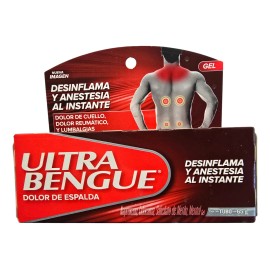 Cuidado De La Piel Ultra Bengué Dolor De Espalda 65g.