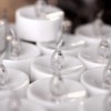 AGPtEK Timer Tea Lights,24 Pack Flameless Timer LED Candles Battery-Operated