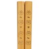 LINE CREATORS Plum Wooden Chopsticks (Bonless Dog and Bonless Cat)