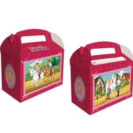 Bibi & Tina 6 Gift Boxes for Children's Parties And DH Blocksberg/for Children's Birthday Party Set