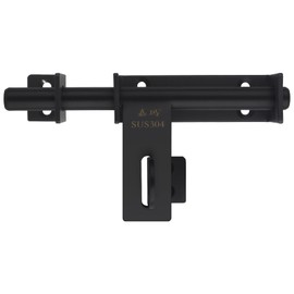 Heavy Duty Barrel Bolts Safety Door Lock, 6.7 Inch Slide Bolt Gate Latch with Padlock Hole,Solid SUS304 Stainless Steel Barrel Bolt Latch for Wooden Fence, Yard Door, Barn Door, Shed Door, Interior