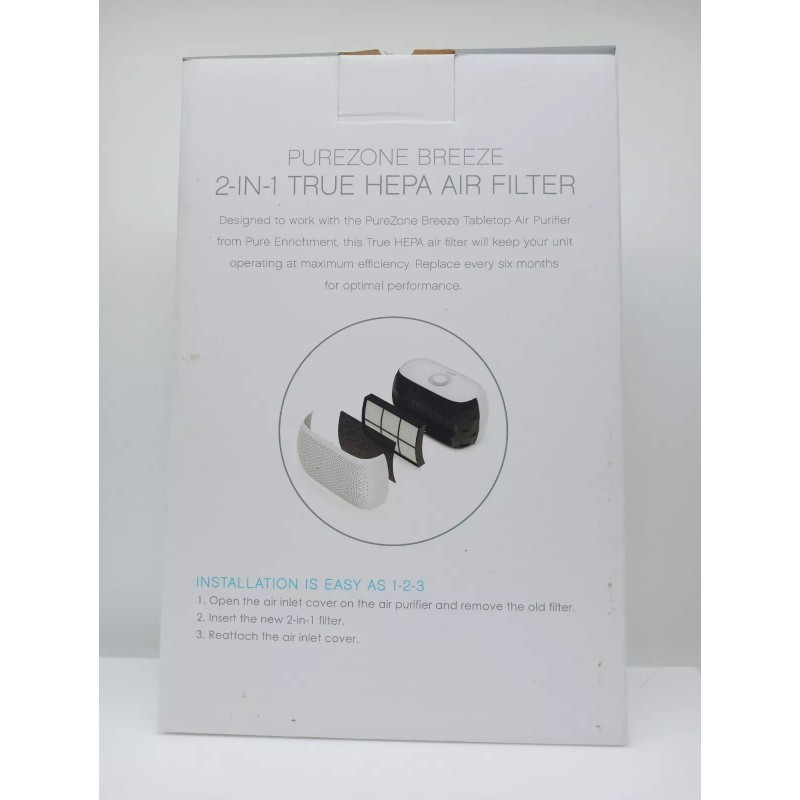 Pure Enrichment PECOMPAP Air Purifier Filter PureZone Breeze Lasts 6