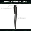 VENUS MANUFACTURING 6pcs 8.75” Landscape Lighting Metal Stakes 3/4'' NPSM