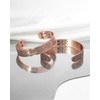 Jecanori Copper Bracelet for Men, 99.99% Pure Copper Magnetic Bracelets