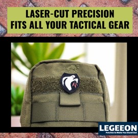 Tiny WWII Vintage Ghost Army Patch 23rd Headquarters Special Troops Morale Patch World War 2 Inspired Cat Eye Tactical Patch Hook Backed for Backpacks Vests EDC Gear