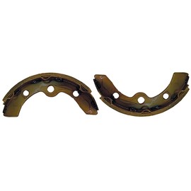 Red Hawk BRK-014 Brake Shoes Compatible with/Replacement for Club Car Precedent and DS 1995 and Newer, E-Z-GO 1987-1996 and 2009 and Newer Yamaha G1, G2 and G8 1982-1994 101823201, 23354G1, 23355G1