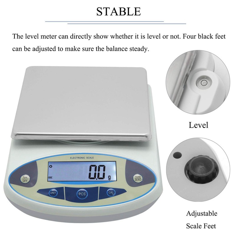 CGOLDENWALL Lab Scale 15kgx0.1g Digital Precision Scale Electronic Balance Laboratory