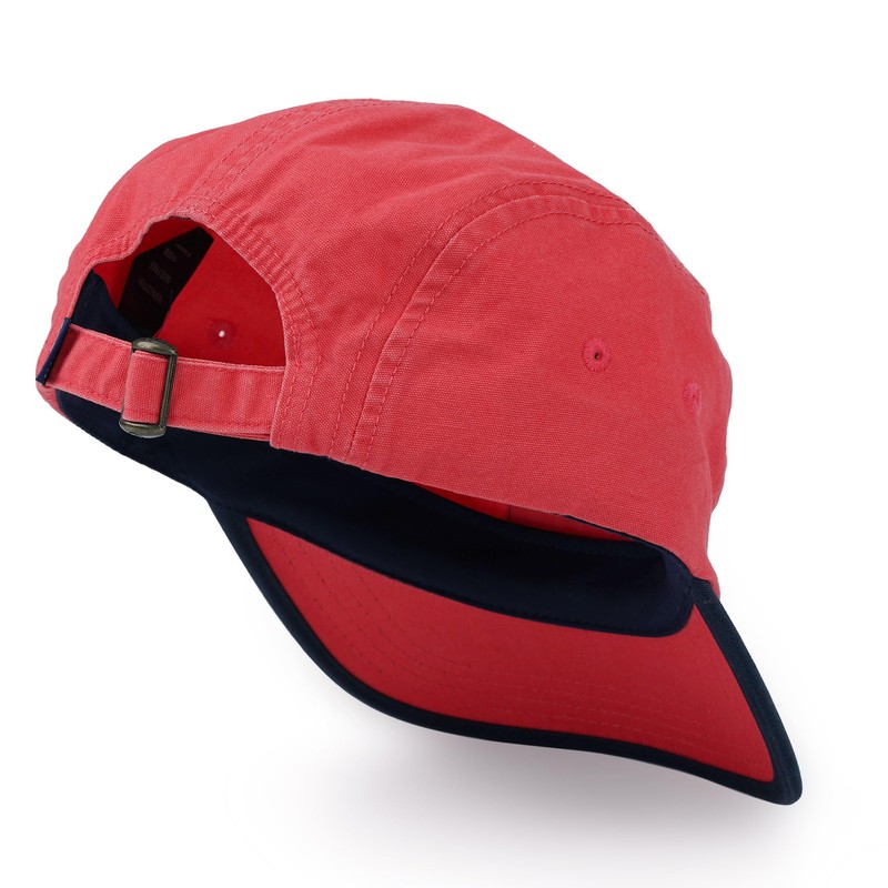 Clakllie Flat Brim 5 Panel Hat Short Brim Hats Snapback