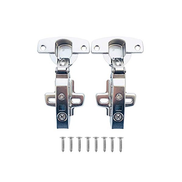 Hettich Sensys 8645i TH52 110 Degree Standard Hinges with Self Closing Mechanism Kitchen Cabinet Cupboard Door Hinge Full Overlay Pack of 2