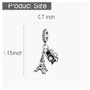 dazlily Camera Tower Charm 925 Sterling Silver Charm for Bracelets