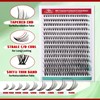 FADVAN 280pcs Individual Lash Extensions, 20D Lash Clusters Volume Mix