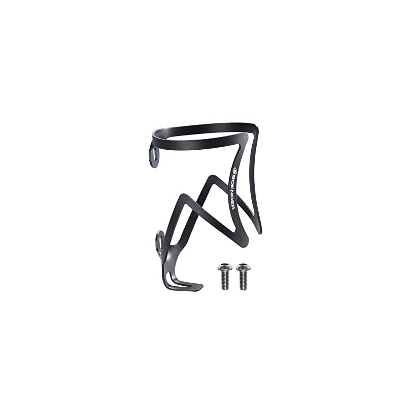 Bynccea Bicycle Bottle Holder Black Aluminium Bottle Holder for Bicycles