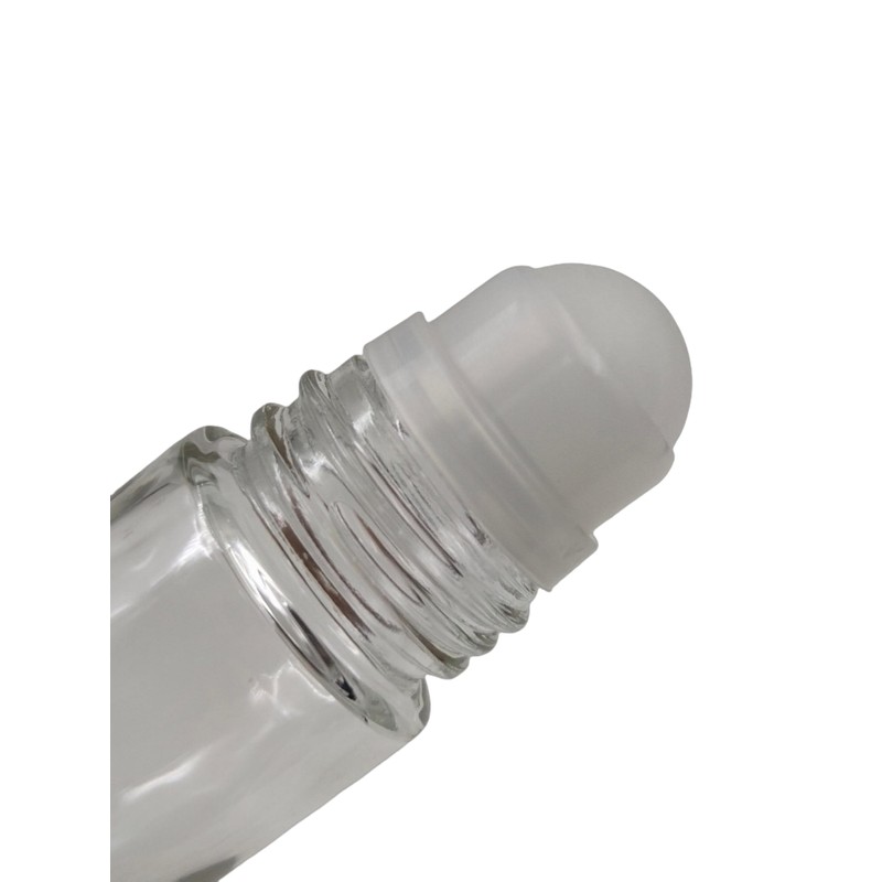 ZQDZYIE 2Packs Glass Roller Bottles 30ml/1 Oz Plastic Roller Ball
