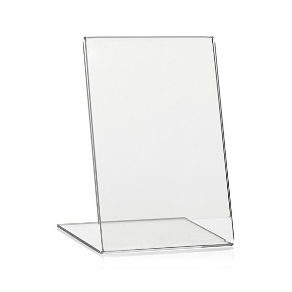 DIN A6 advertising stand / L-stand in portrait format /