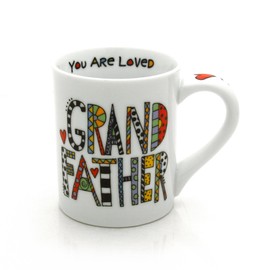 Our Name is Mud “Loved Grandfather” Porcelain Mug, 16 oz.
