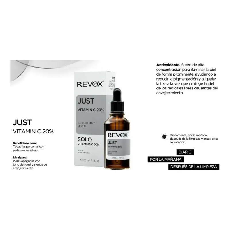 Sérum Vitamina C 20% Revox B77 Just día de 30mL