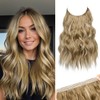 REECHO Invisible Wire Hair Extensions with Thinner Softer Lace Weft