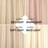 Champagne Glitter Shower Curtain: 78 Inch Tall Silver Beige Cream
